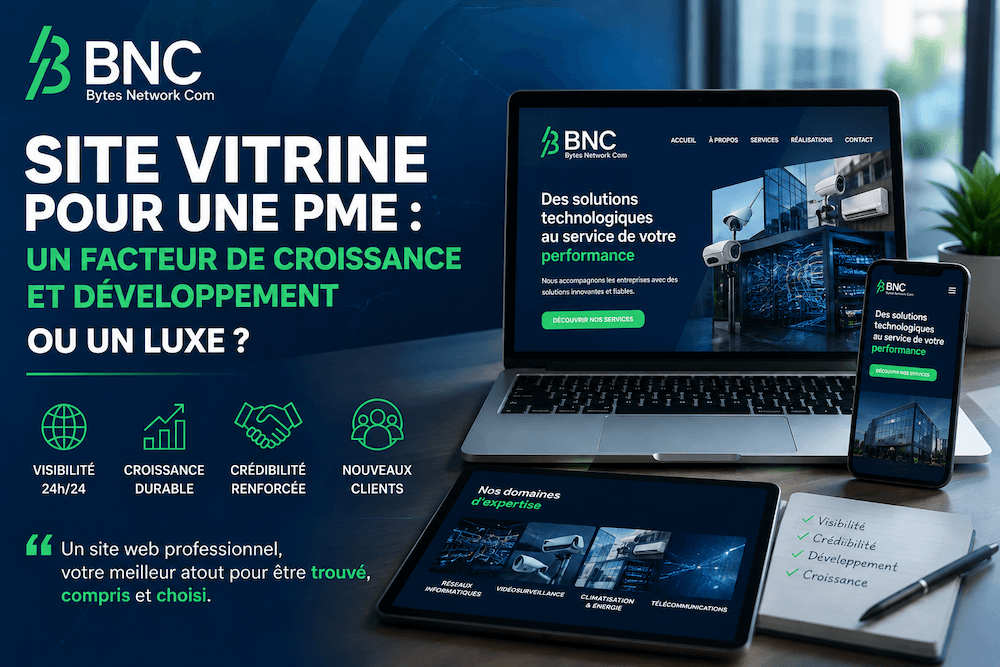 Site vitrine pour une PME : Un luxe ou un véritable moteur de croissance ?