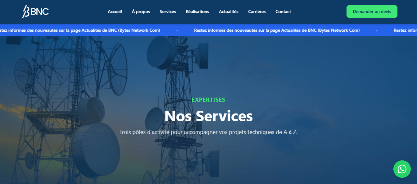 Développement site vitrine