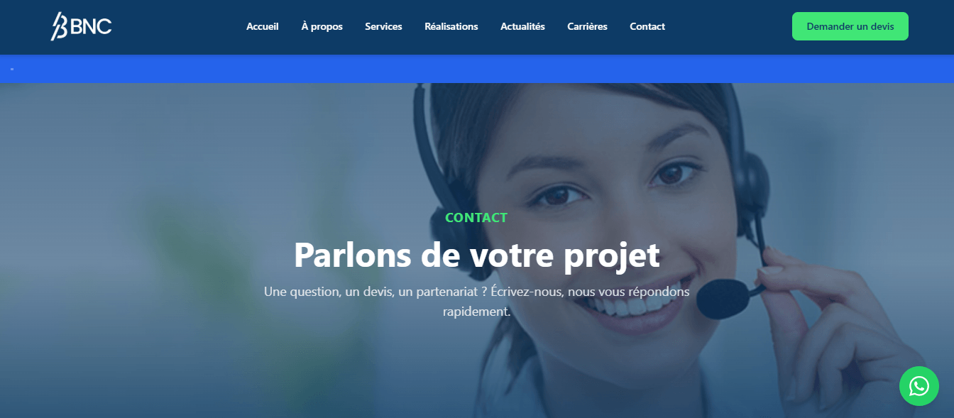 Développement site vitrine