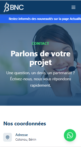 Développement site vitrine